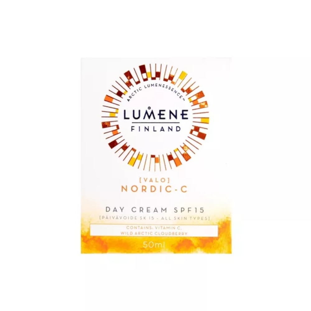 New! Lumene Finland Valo Nordic C Day Moisturizer SPF 15 50 ml - Picture 3 of 4
